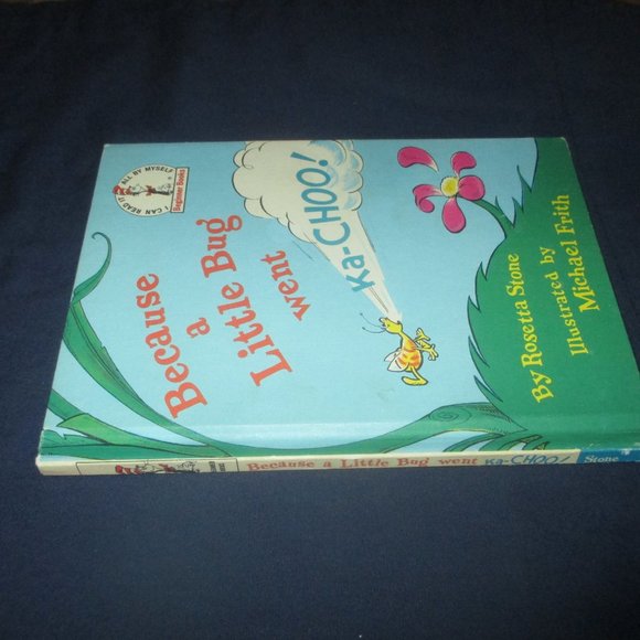 Because a Little Bug Went Ka-Choo ( Dr. Seuss / Beginner Books, 1975, Hardcover) - Picture 4 of 5